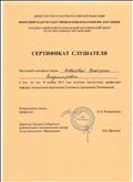 Сертификат слушателя 19.11.2013